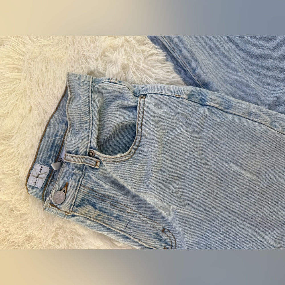 Calvin Klein Jeans Light Blue Denim High Waisted vintage - Picture 4 of 5